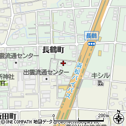 静岡県浜松市中央区長鶴町214周辺の地図