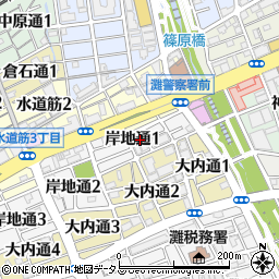 〒657-0832 兵庫県神戸市灘区岸地通の地図