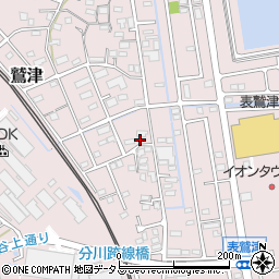静岡県湖西市鷲津2204周辺の地図