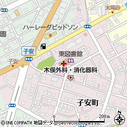 浜松市中央区蒲協働センター周辺の地図