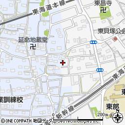 静岡県磐田市東貝塚1181周辺の地図