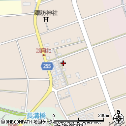 静岡県袋井市浅岡548周辺の地図