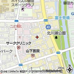静岡県磐田市二之宮東12周辺の地図