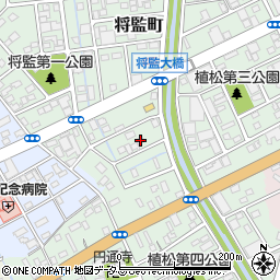 静岡県浜松市中央区将監町47周辺の地図