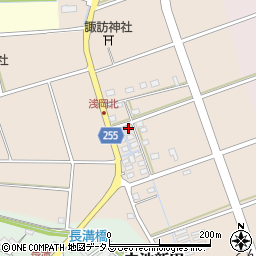 静岡県袋井市浅岡664周辺の地図