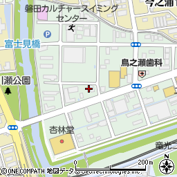 静岡県磐田市鳥之瀬周辺の地図