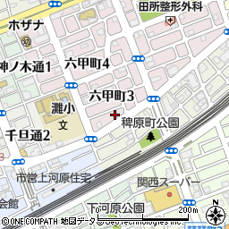 神戸発明会館周辺の地図