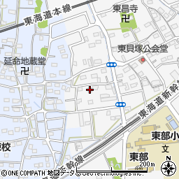 静岡県磐田市東貝塚1192周辺の地図