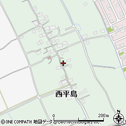 岡山県岡山市東区西平島152周辺の地図