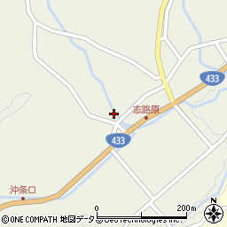 広島県山県郡北広島町志路原836周辺の地図