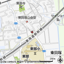 静岡県磐田市東貝塚1215周辺の地図