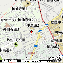 青谷福音ルーテル教会周辺の地図