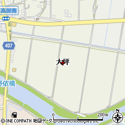 愛知県豊橋市西高師町（大坪）周辺の地図