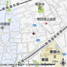 静岡県磐田市東貝塚1202周辺の地図
