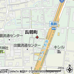 静岡県浜松市中央区長鶴町180周辺の地図