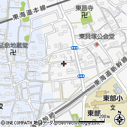 静岡県磐田市東貝塚1201周辺の地図