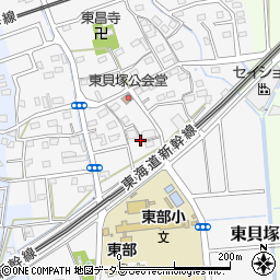 静岡県磐田市東貝塚1213周辺の地図