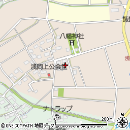 静岡県袋井市浅岡1048周辺の地図