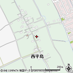 岡山県岡山市東区西平島154周辺の地図