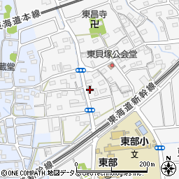 静岡県磐田市東貝塚1203周辺の地図