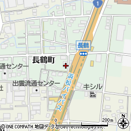 静岡県浜松市中央区長鶴町171周辺の地図