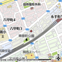 メゾン神戸六甲周辺の地図