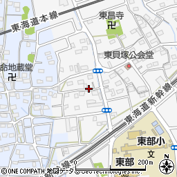静岡県磐田市東貝塚1241周辺の地図
