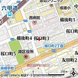 仲井歯科クリニック周辺の地図