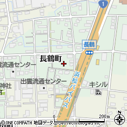 静岡県浜松市中央区長鶴町173周辺の地図