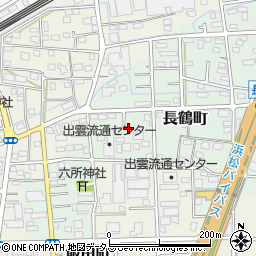 静岡県浜松市中央区長鶴町53周辺の地図