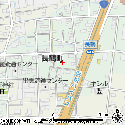静岡県浜松市中央区長鶴町179周辺の地図