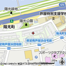 県営南芦屋浜高層住宅２号棟周辺の地図