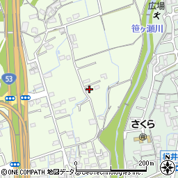 岡山県岡山市北区田益1461-1周辺の地図