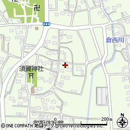 静岡県磐田市鎌田周辺の地図