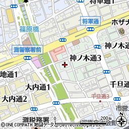 日本電信電話　兵庫支店　灘別館周辺の地図