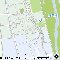 静岡県磐田市稗原402周辺の地図