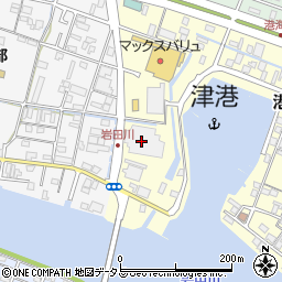 津商店周辺の地図