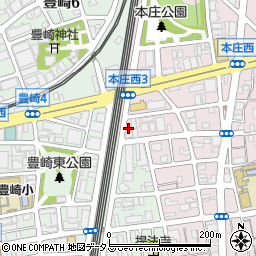 梅田京阪自動車周辺の地図