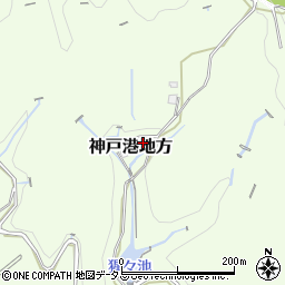 兵庫県神戸市中央区神戸港地方周辺の地図