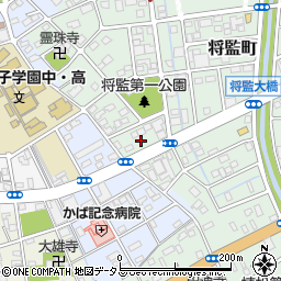 静岡県浜松市中央区将監町1周辺の地図