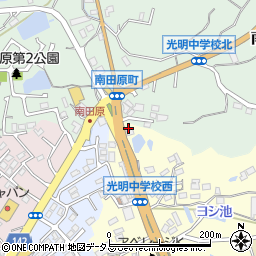 奈良県生駒市小明町1826周辺の地図