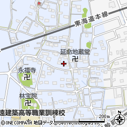 静岡県磐田市西貝塚1601周辺の地図