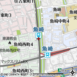 りそな銀行六甲ライナー魚崎駅 ＡＴＭ周辺の地図