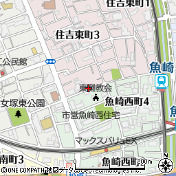 リパーク神戸住吉東町３丁目駐車場周辺の地図