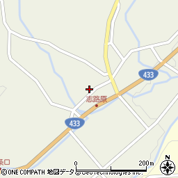 広島県山県郡北広島町志路原715周辺の地図