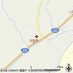 広島県山県郡北広島町志路原710周辺の地図