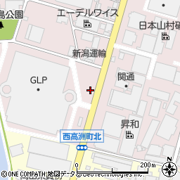 中州公園周辺の地図