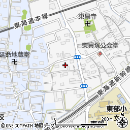 静岡県磐田市東貝塚1242周辺の地図