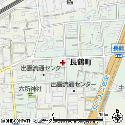 静岡県浜松市中央区長鶴町51周辺の地図