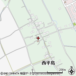 岡山県岡山市東区西平島508周辺の地図